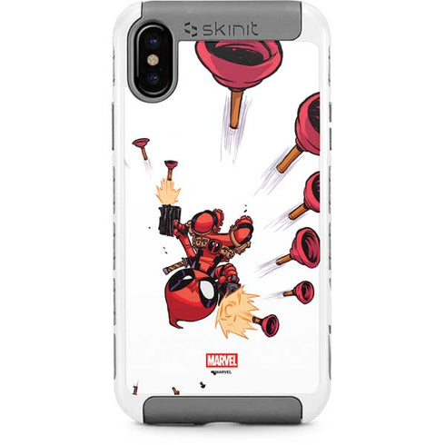 Marvel Deadpool Babypool Shooting iPhone Cases